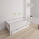 Mimer children's bed with sideboard and drawers - 90*160cm - White - 1