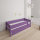 Mimer children's bed with sideboard and drawers - 90*160cm - Purple - 31