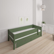 Mimer children's bed with sideboard and drawers - 90*160cm - Dark green - 53