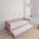 Liv pull-out bed - out bed - 90*200cm - Dusty rose - 25