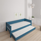 Liv pull-out bed - out bed - 90*200cm - Aqua blue - 41