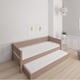 Liv pull-out bed - out bed - 90*200cm - Café latte - 55