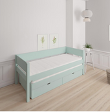 Luna pull-out bed with drawers - out bed with drawers - 90*200cm - Azur mint - 22