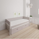 Luna pull-out bed with drawers - out bed with drawers - 90*200cm - Silver - 23