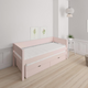 Luna pull-out bed with drawers - 90*200cm - Light rose - 24