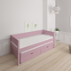 Luna pull-out bed with drawers - out bed with drawers - 90*200cm - Dusty rose - 25