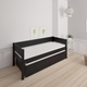 Luna pull-out bed with drawers - out bed with drawers - 90*200cm - Black - 39