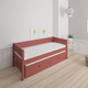 Luna pull-out bed with drawers - out bed with drawers - 90*200cm - Rusty red - 35