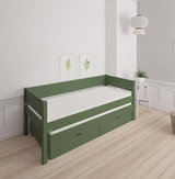 Luna pull-out bed with drawers - 90*200cm - Dark green - 53