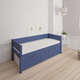 Nanna children's bed with high drawers - 90*200cm - Denim blue - 21