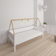 Saga children's bed with beech bed frame - 90*200cm - Snow white - 11