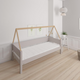 Saga children's bed with beech bed frame - 90*200cm - Silver - 23