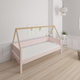 Saga children's bed with beech bed frame - 90*160cm - Light rose - 24