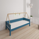 Saga children's bed with beech bed frame - 90*160cm - Aqua blue - 41