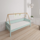 Saga children's bed with beech bed frame - 90*200cm - Azur mint - 22