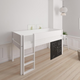 Dea half-height children's bed with chalkboard - 90*200cm - Snow white - 11