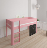 Dea half-height children's bed with chalkboard - 90*160cm - Rose - 30