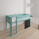 Dea half-height children's bed with chalkboard - 90*160cm - Mint blue - 42
