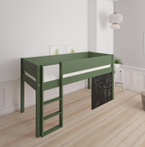 Dea half-height children's bed with chalkboard - 90*160cm - Dark green - 53