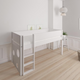 Sol half-height children's bed with ballboard - height children's bed with ballboard - 90*160cm - White - 1