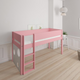 Sol half-height children's bed with ballboard - height children's bed with ballboard - 90*200cm - Rose - 30