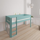 Sol half-height children's bed with ballboard - height children's bed with ballboard - 90*160cm - Mint blue - 42