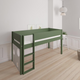 Sol half-height children's bed with ballboard - height children's bed with ballboard - 90*160cm - Dark green - 53