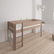 Sol half-height children's bed with ballboard - height children's bed with ballboard - 90*160cm - Cafélatte - 55