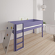 Borr half-height children's bed with climbing wall - height bed with climbing wall - 90*200cm - Light purple - 26
