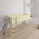 Borr half-height children's bed with climbing wall - height bed with climbing wall - 90*160cm - Sunny yellow - 44