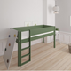 Borr half-height children's bed with climbing wall - height bed with climbing wall - 90*160cm - Dark green - 53