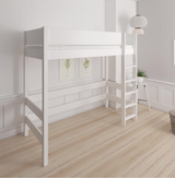Gefion high bed for children - 90*160cm - Snow white - 11