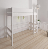 Gefion high bed for children - 90*200cm - White - 1