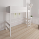 Gefion high bed for children - 90*200cm - White - 1