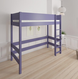 Gefion high bed for children - 90*160cm - Light purple - 26