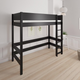 Gefion high bed for children - 90*160cm - Black - 39