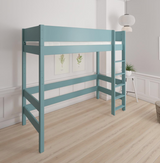 Gefion high bed for children - 90*160cm - Petroleum - 40