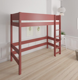 Gefion high bed for children - 90*200cm - Rusty red - 35