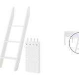 Bed ladder, slanted and 51 cm legs for a medium-high bed