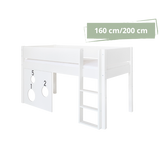 Sol half-height children's bed with ball board