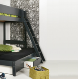 Bed ladder and 85 cm legs for combination bunk bed